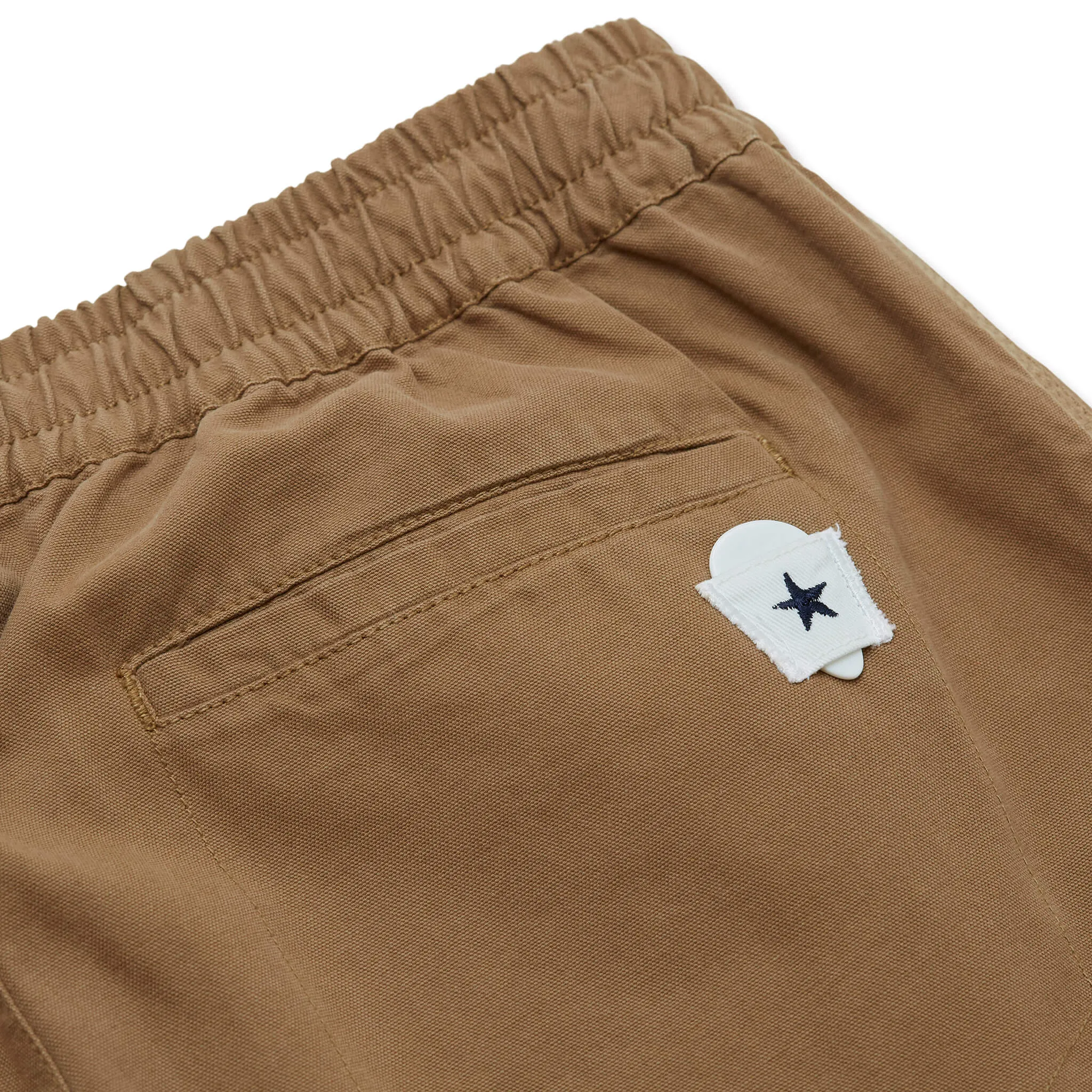 Drawcord Good Walk Chino - Brushed Cotton Tan