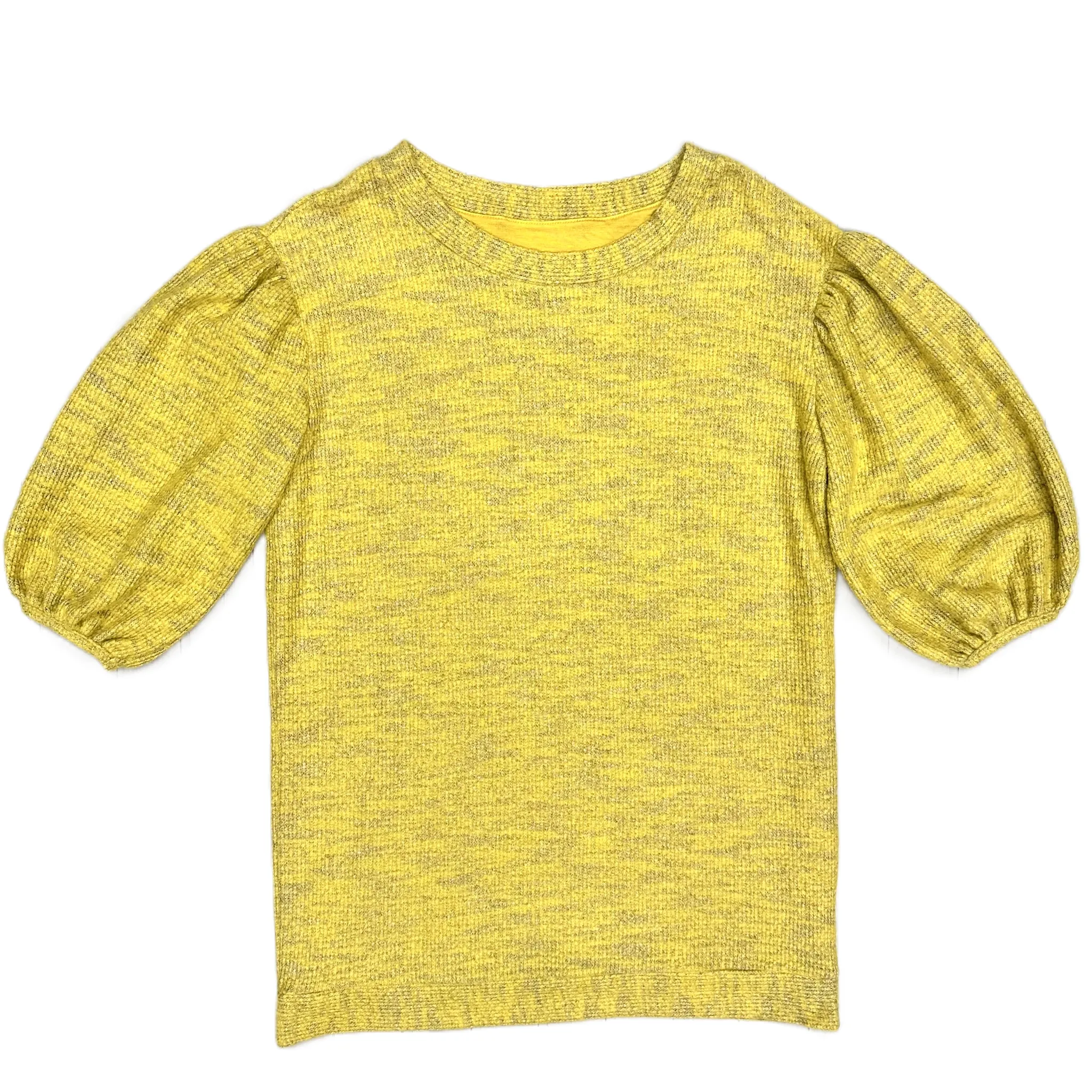 Dress Sweater By Anthropologie In Yellow, Size: S