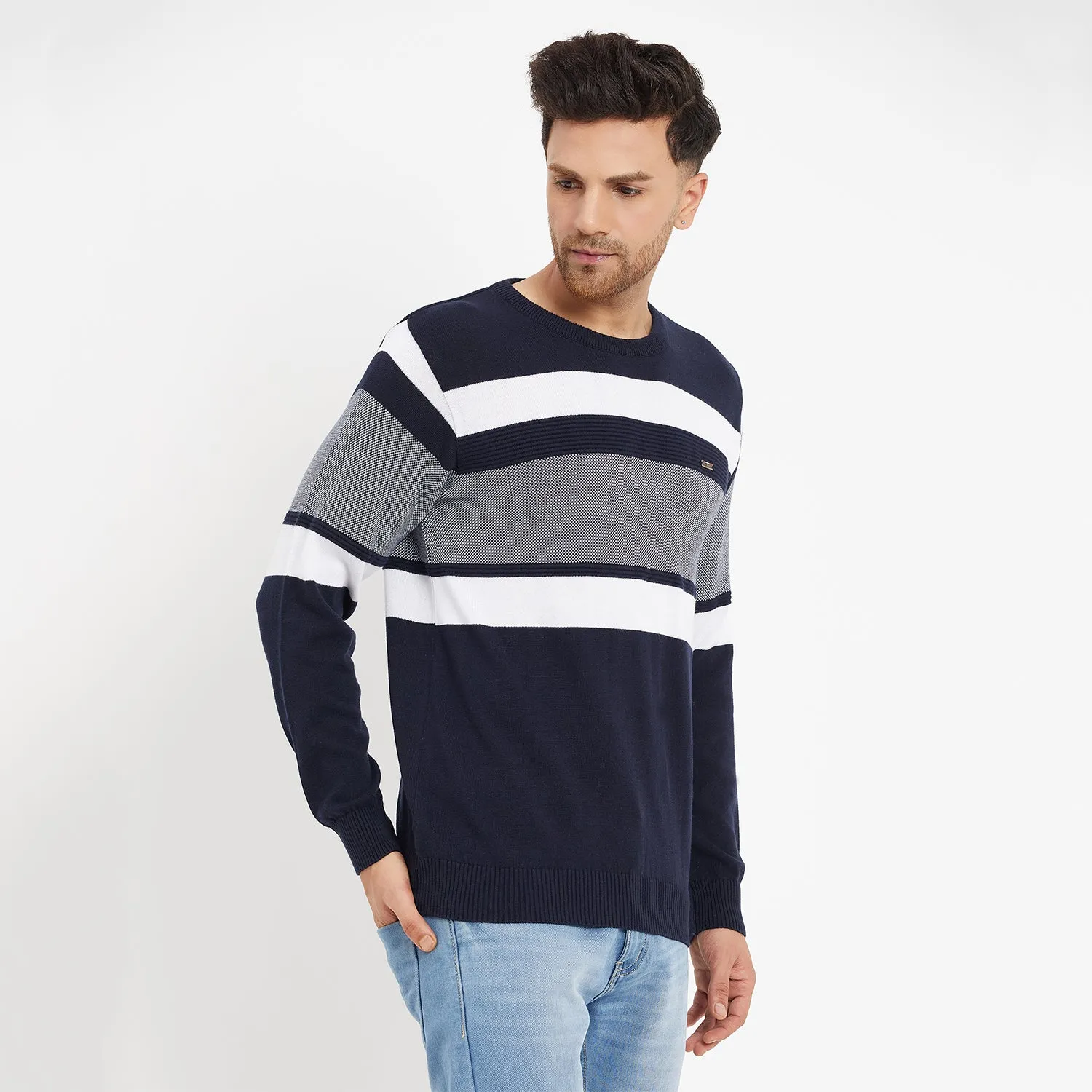 Duke Stardust Men Full Sleeve Round Neck Sweater (SDS2073)