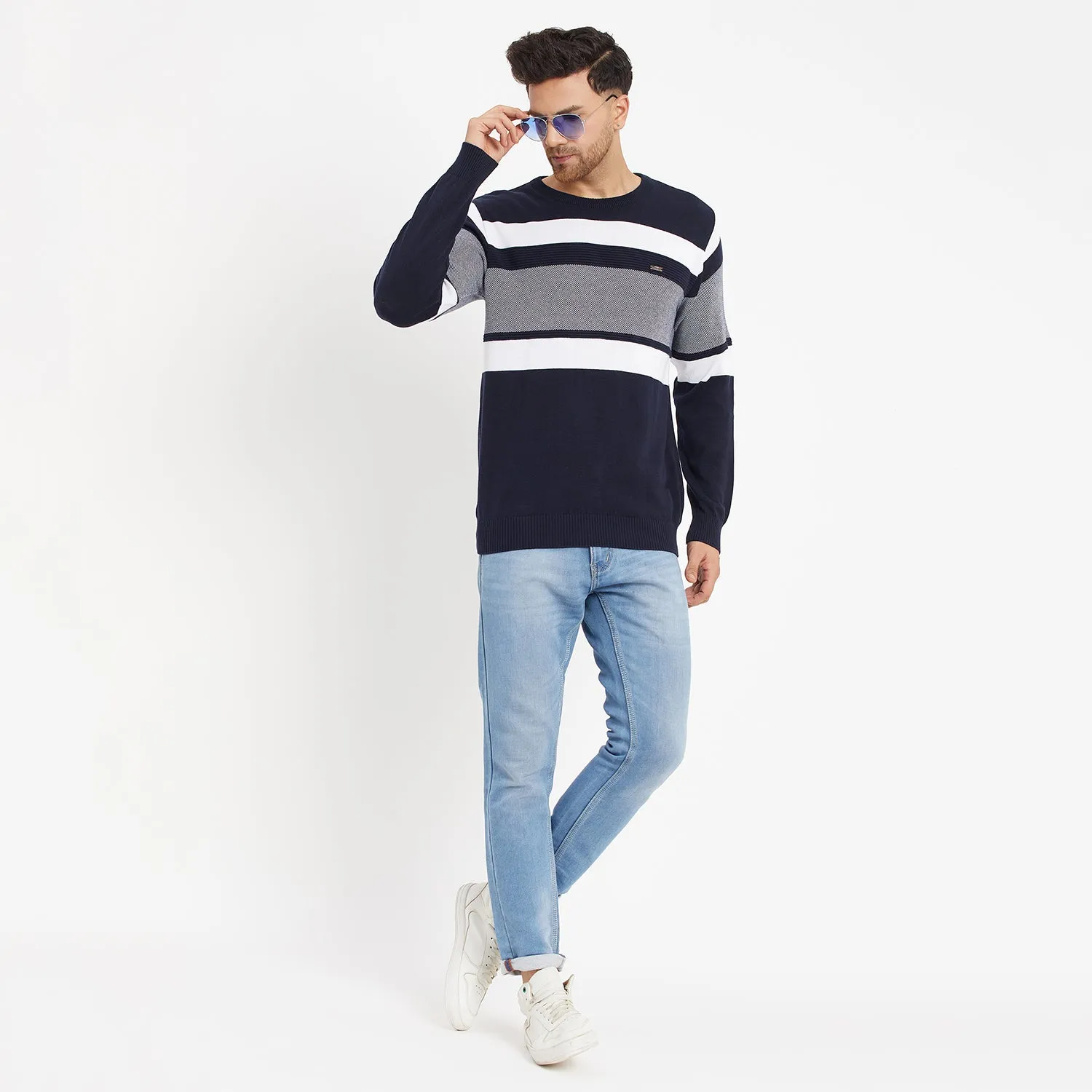 Duke Stardust Men Full Sleeve Round Neck Sweater (SDS2073)