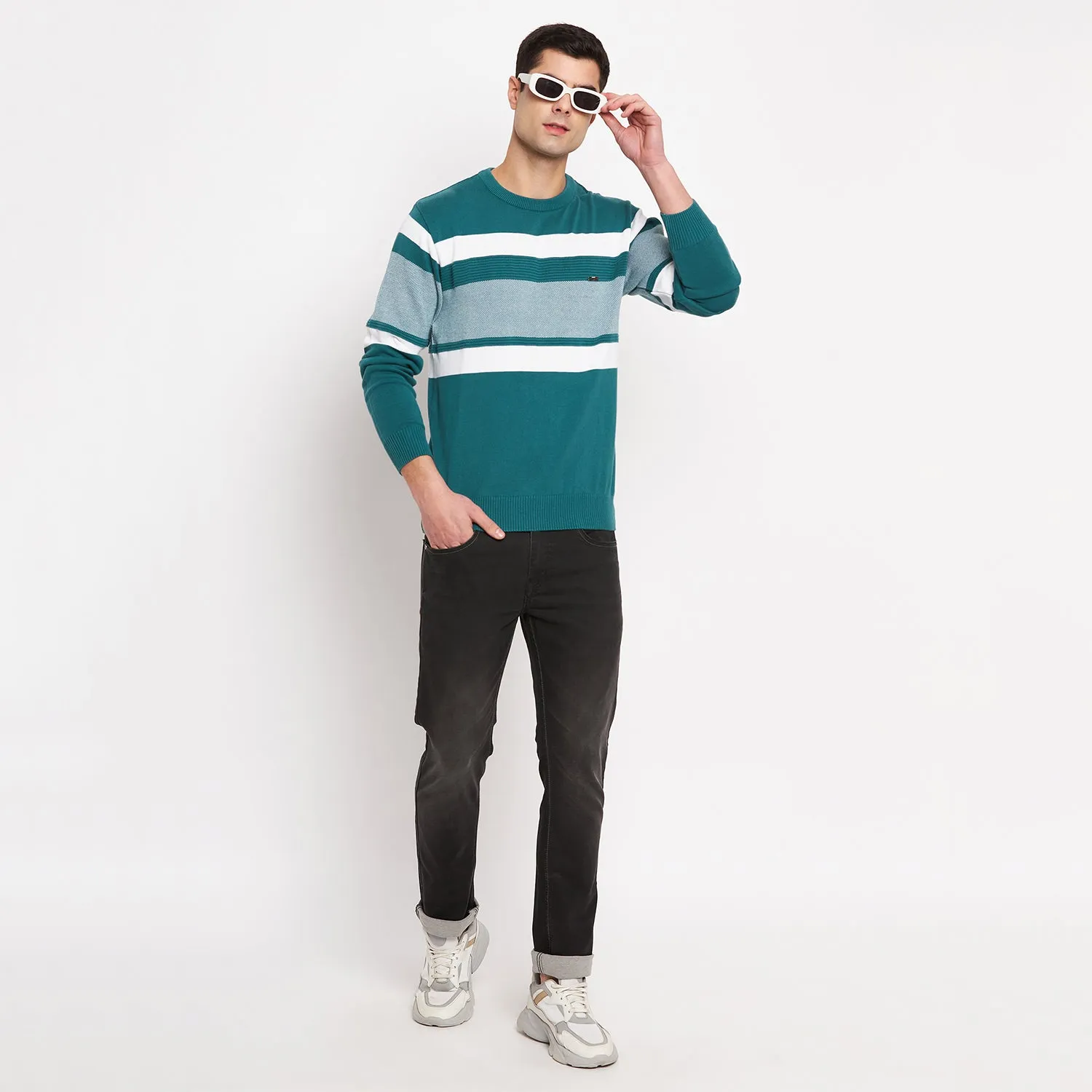 Duke Stardust Men Full Sleeve Round Neck Sweater (SDS2073)