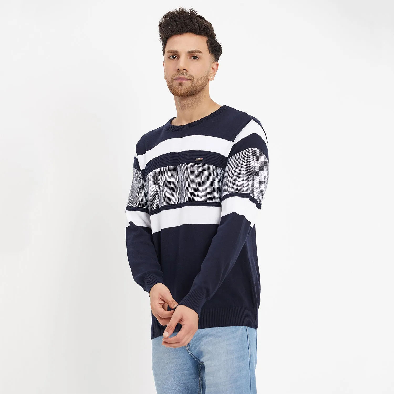 Duke Stardust Men Full Sleeve Round Neck Sweater (SDS2073)