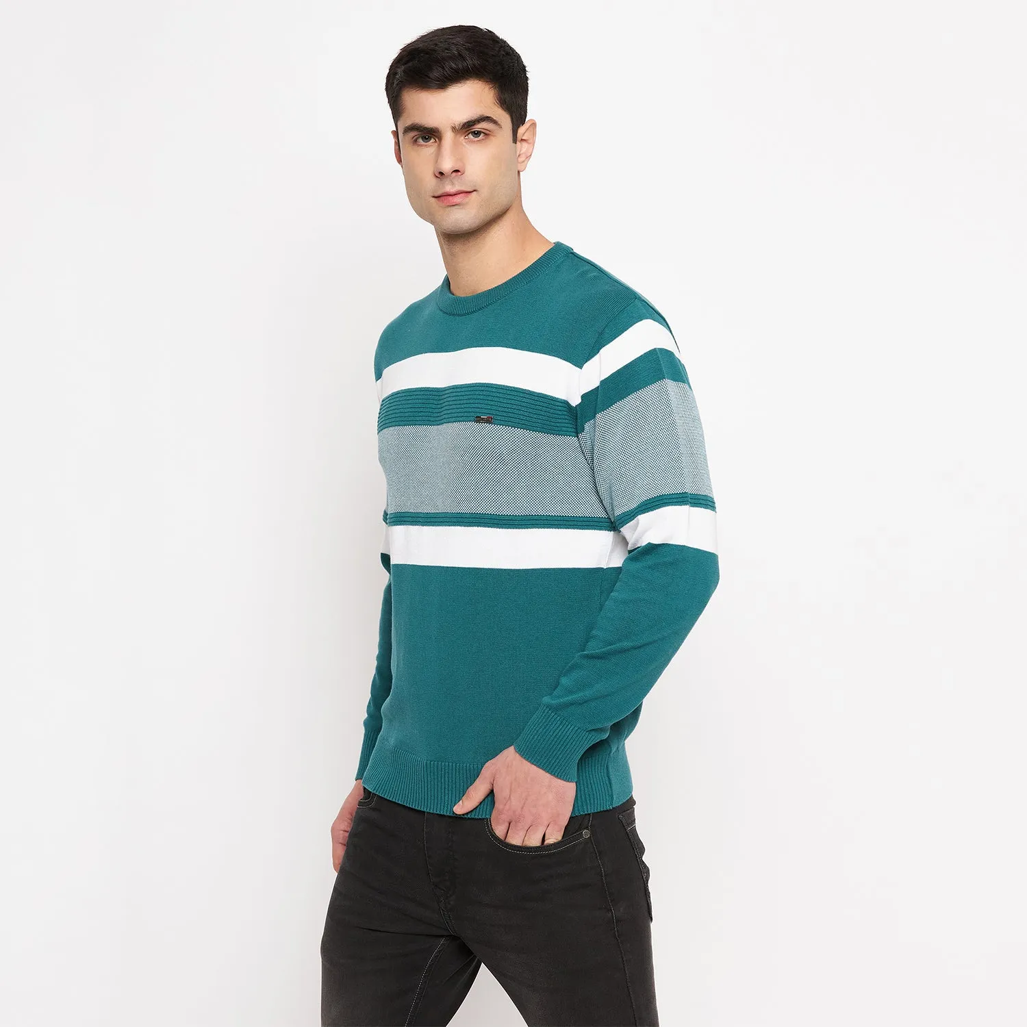 Duke Stardust Men Full Sleeve Round Neck Sweater (SDS2073)