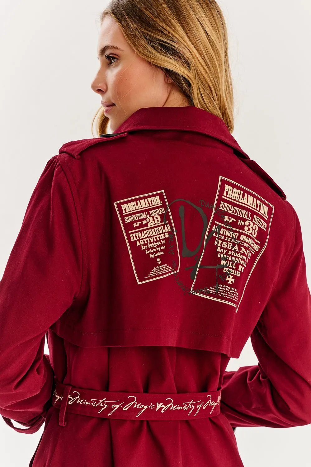 Dumbledore's Army trench coat