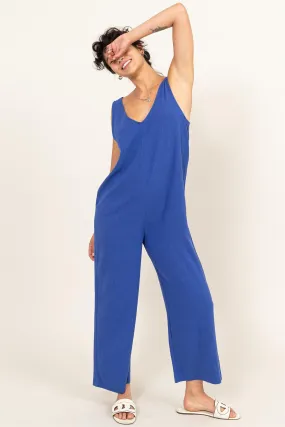 DZ24A886-Linen Sleeveless Jumpsuit