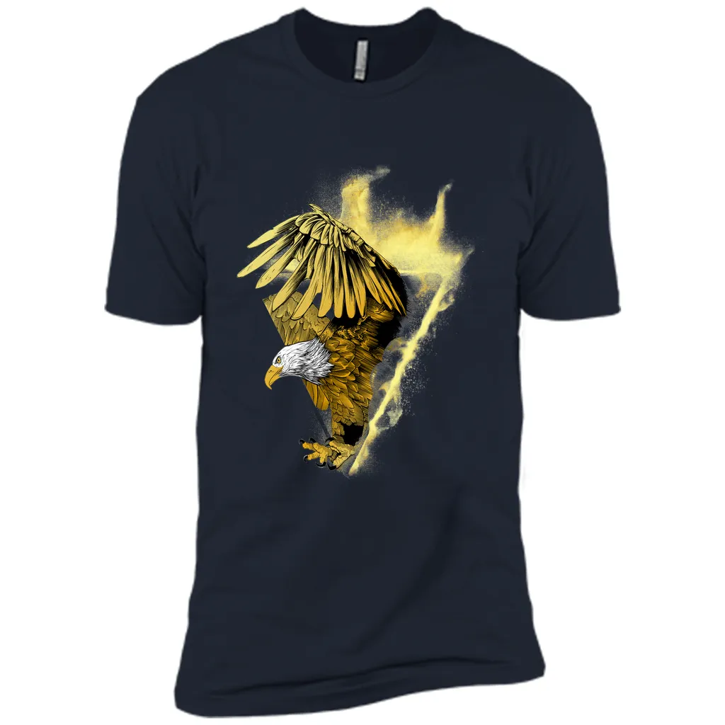 Eagle in flames-Cartoon graphic T-Shirt