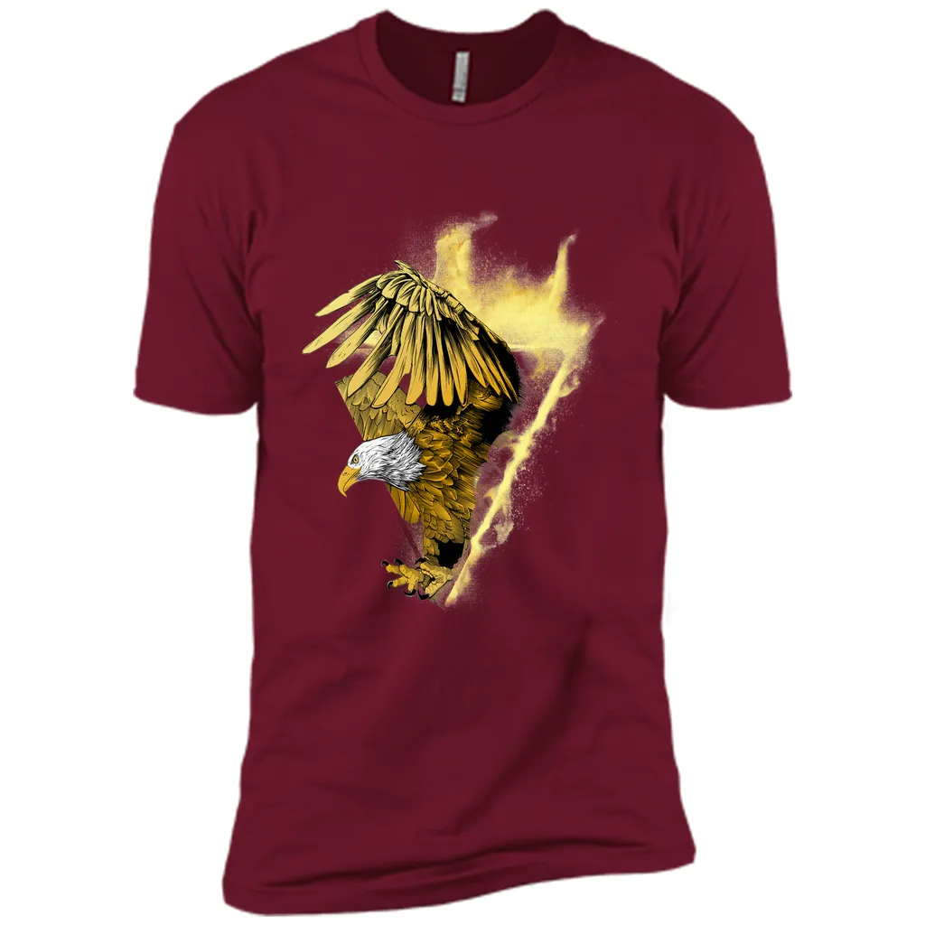Eagle in flames-Cartoon graphic T-Shirt