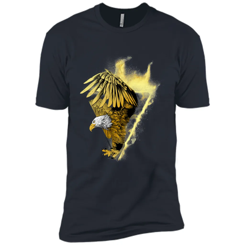 Eagle in flames-Cartoon graphic T-Shirt