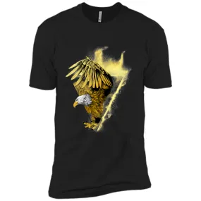 Eagle in flames-Cartoon graphic T-Shirt