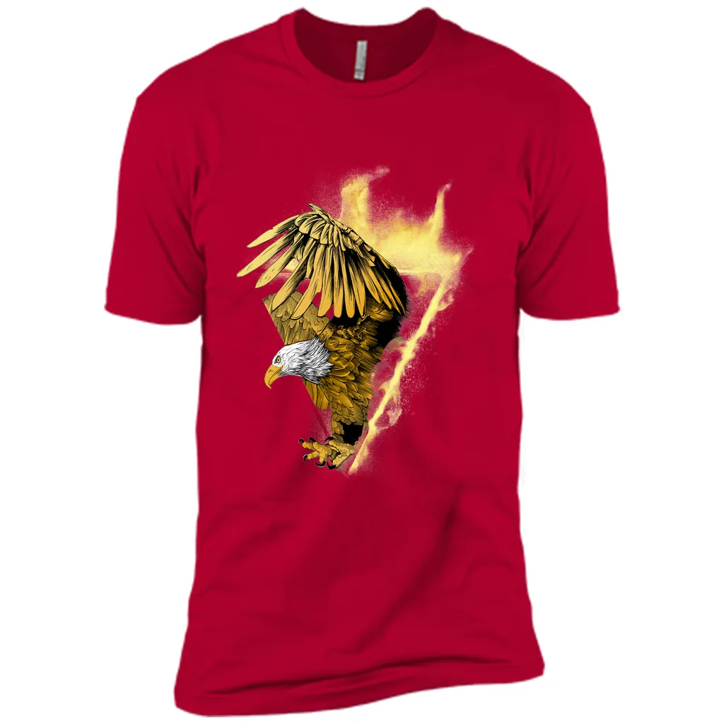 Eagle in flames-Cartoon graphic T-Shirt
