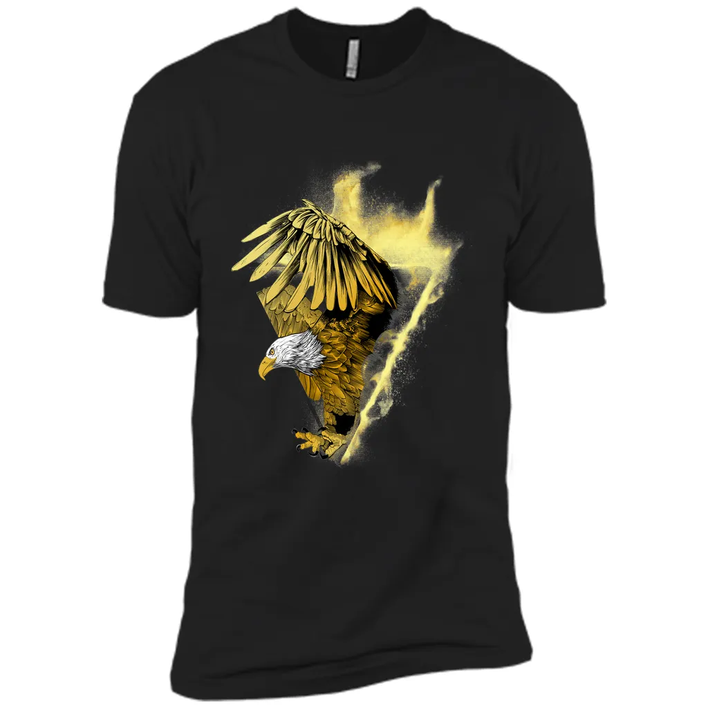 Eagle in flames-Cartoon graphic T-Shirt