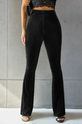 Elevated Textured High Waist Pants