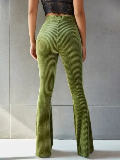Elevated Textured High Waist Pants