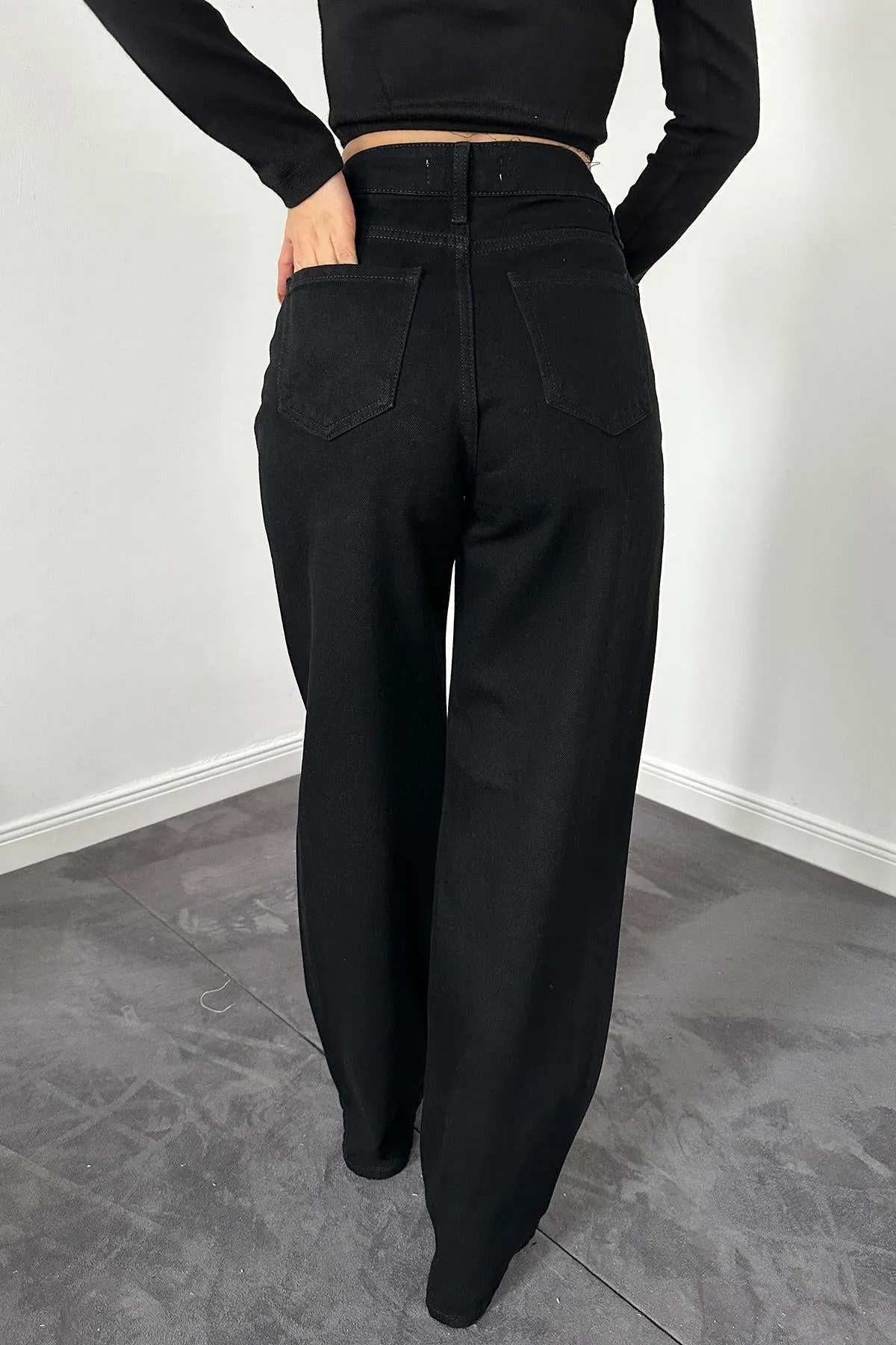 ELS Comfy Jeans Pants - Black - Bamberg