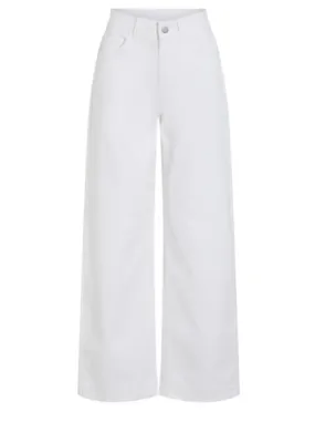 Emma Wide Leg Jean - White