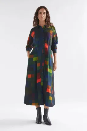 Emmi Box Print Shirt Dress