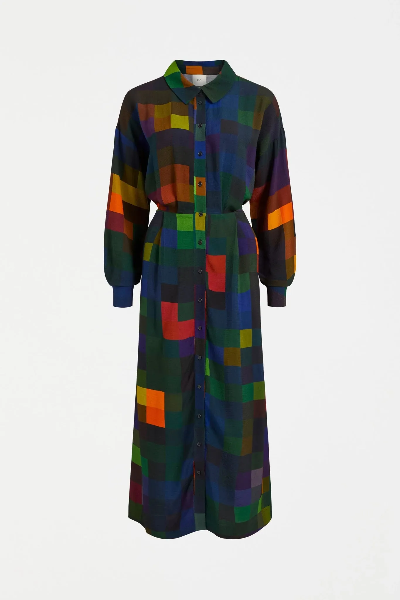Emmi Box Print Shirt Dress