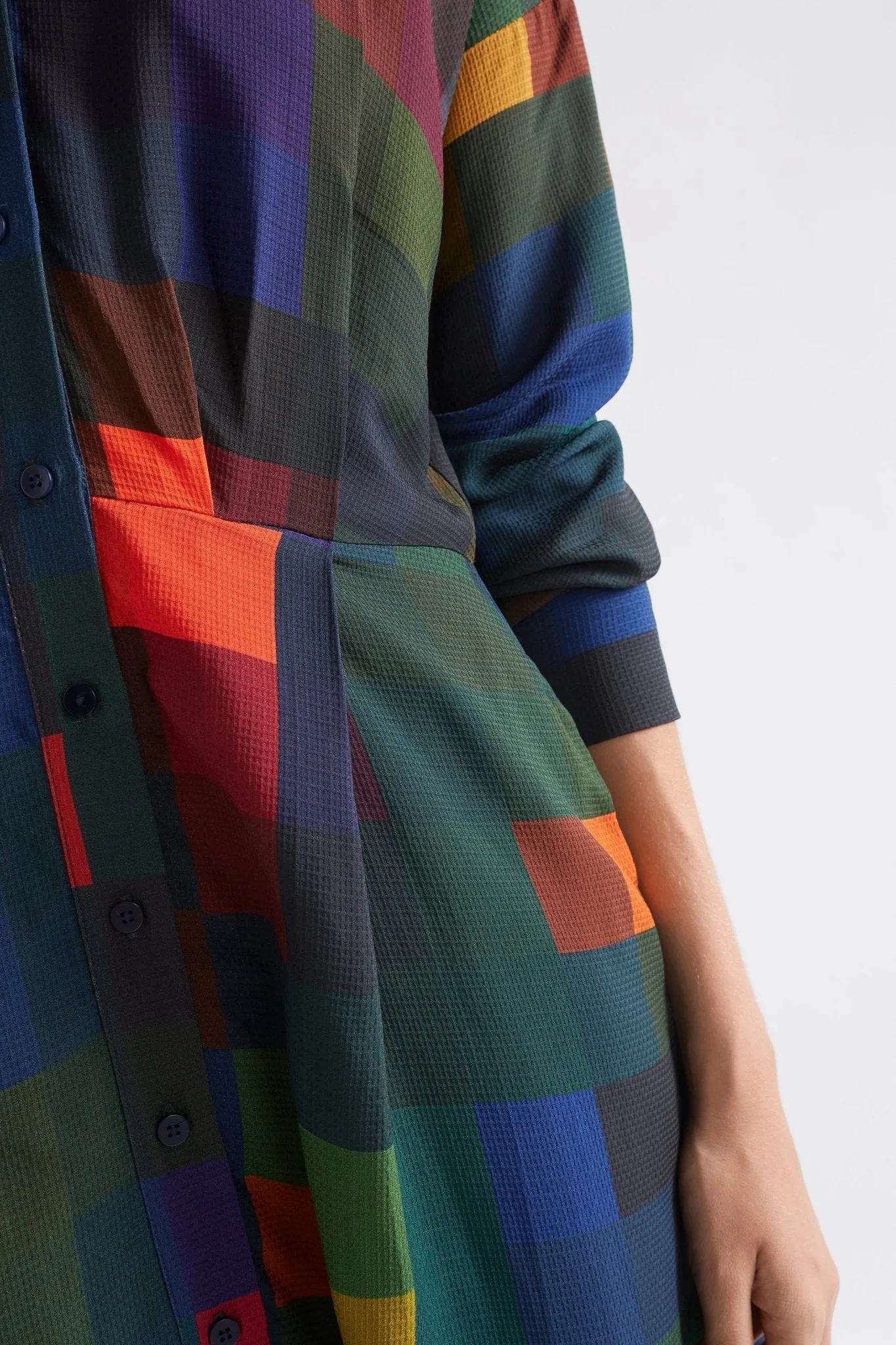 Emmi Box Print Shirt Dress