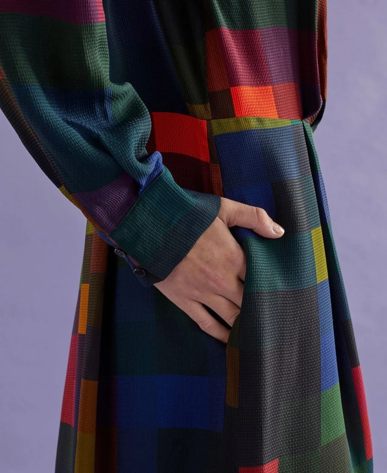 Emmi Box Print Shirt Dress