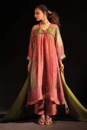 Faraa Embroidered Yoke Detailed Kurta Set