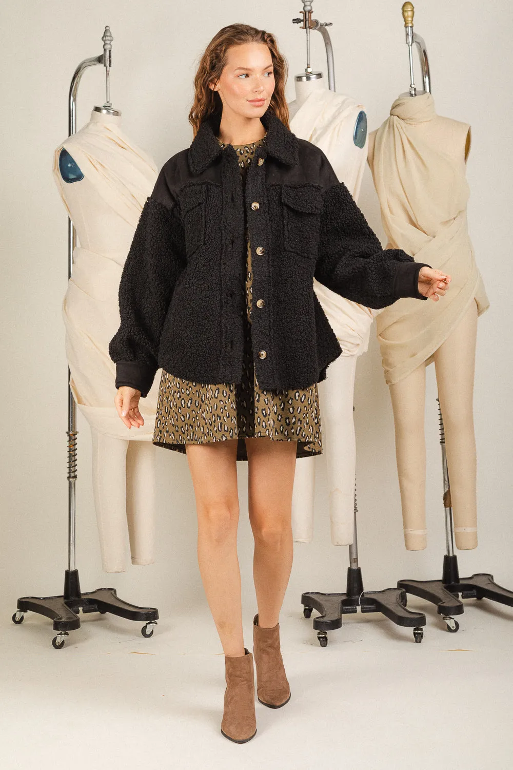 Fleece Of Mind Jacket - Black