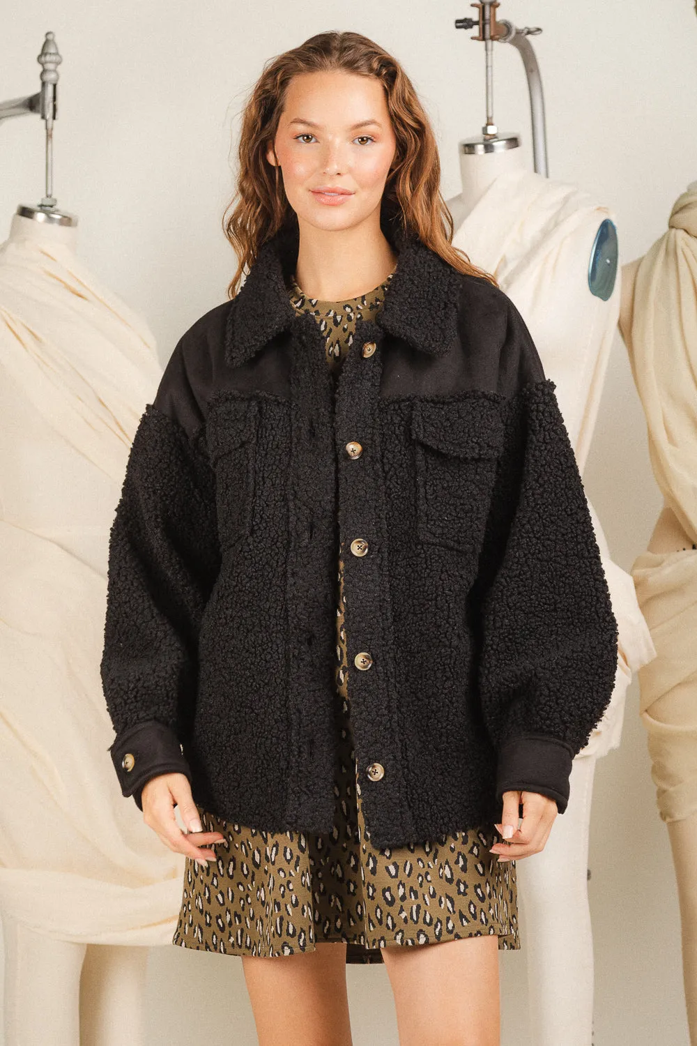 Fleece Of Mind Jacket - Black
