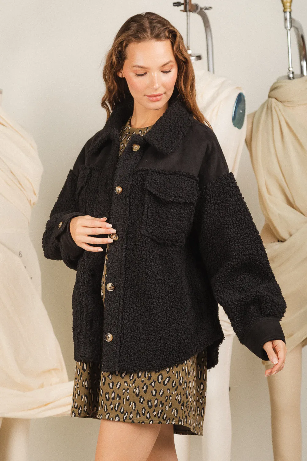 Fleece Of Mind Jacket - Black