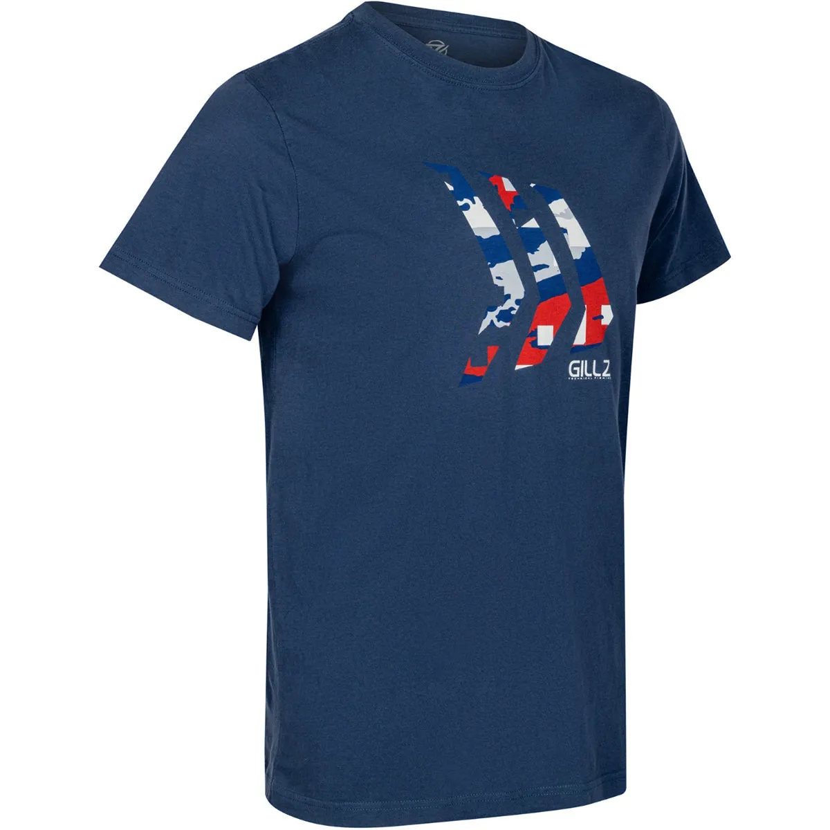 Gillz Contender Series 3 Gillz USA Tek Fill T-Shirt - Dress Blues
