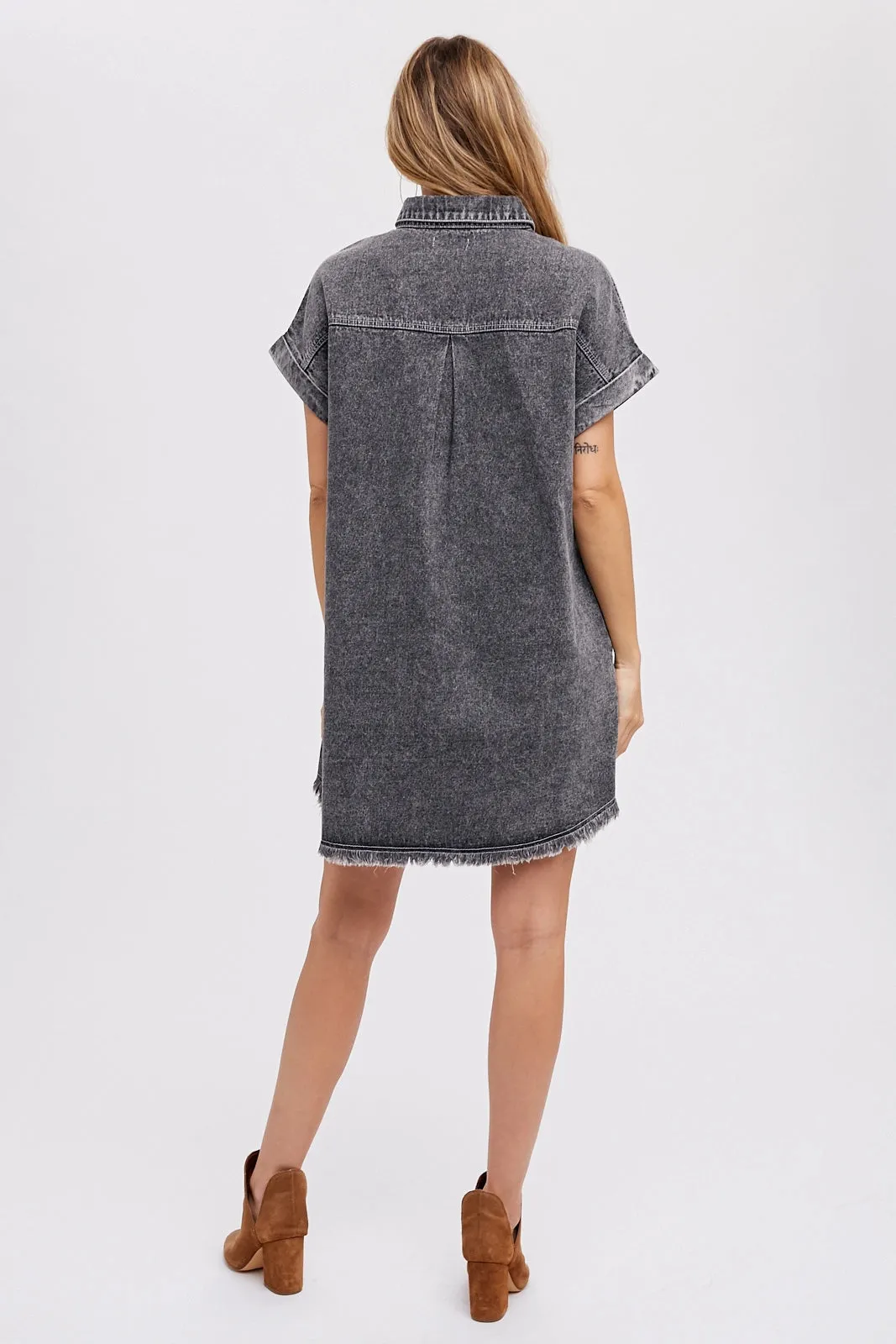 Gina Denim Shirt Dress