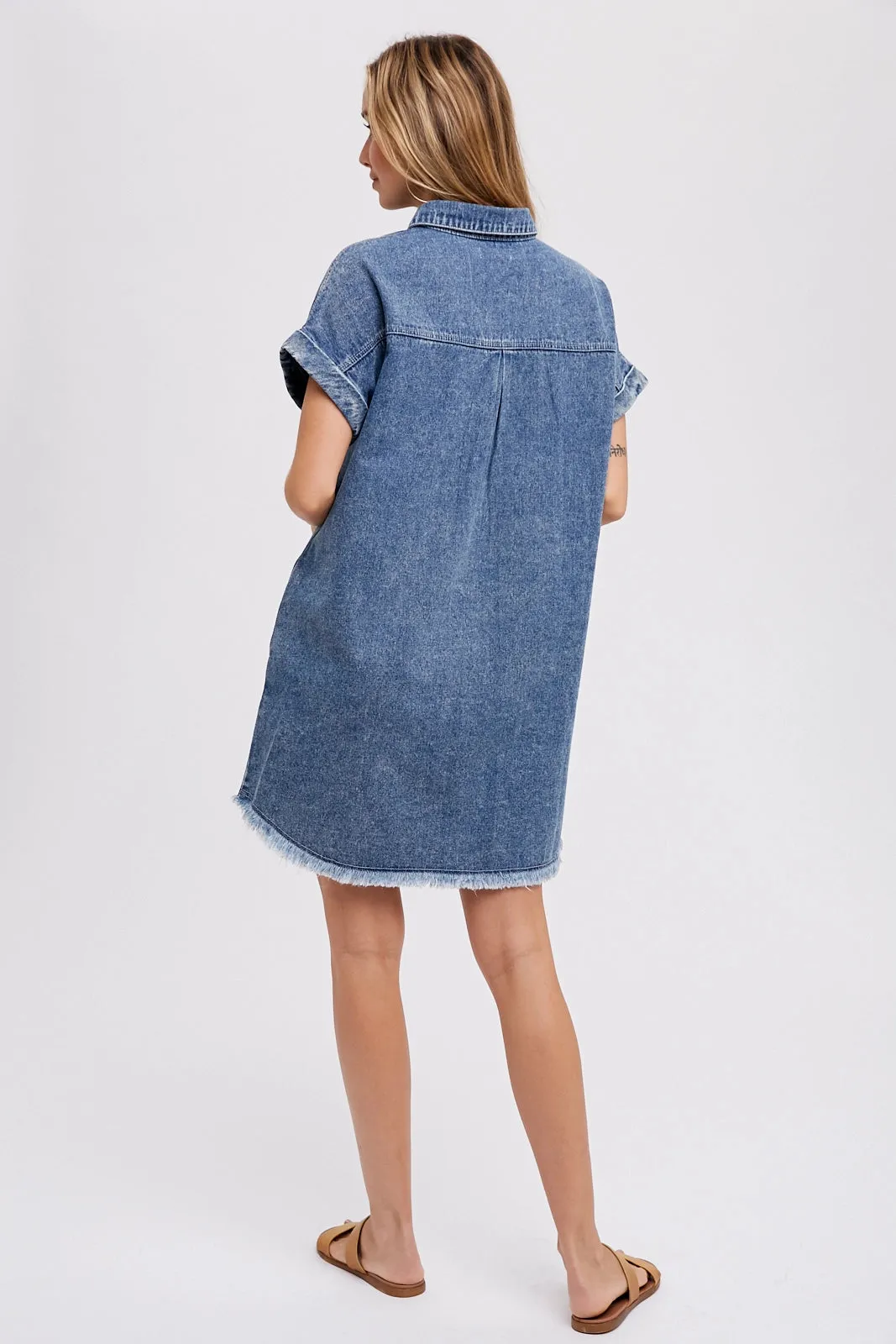 Gina Denim Shirt Dress