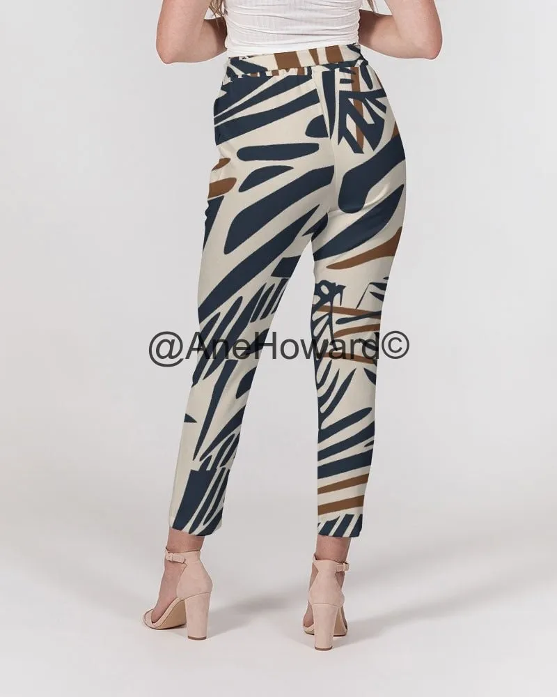 Go Wild Women's Belted Tapered Pants