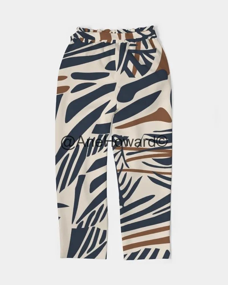 Go Wild Women's Belted Tapered Pants