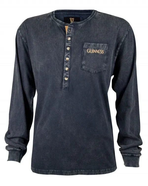 Guinness Classic Washed Henley Shirt