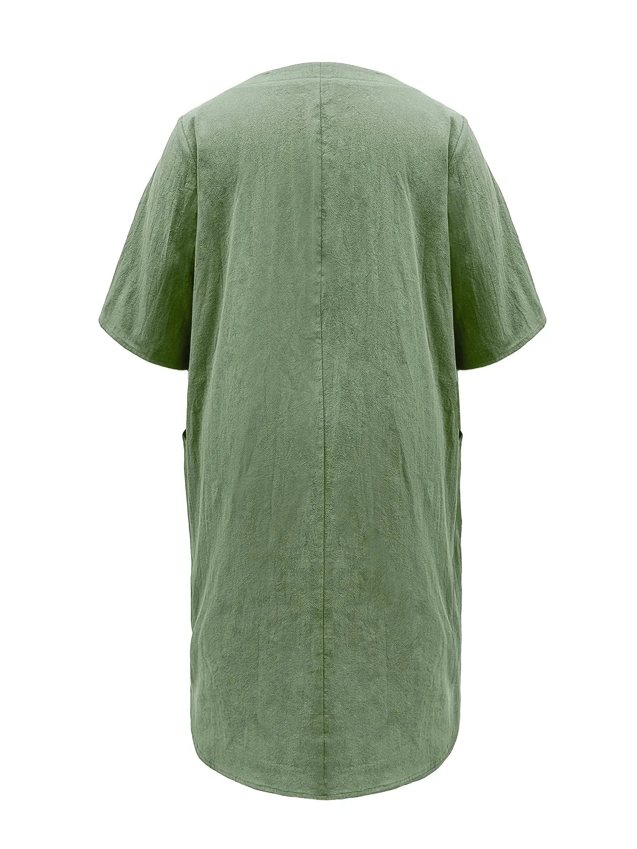 Hanna Linen Pleated Midi Slip Dress