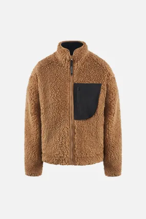 Heavyweight Cropped Pile Fleece, Sand
