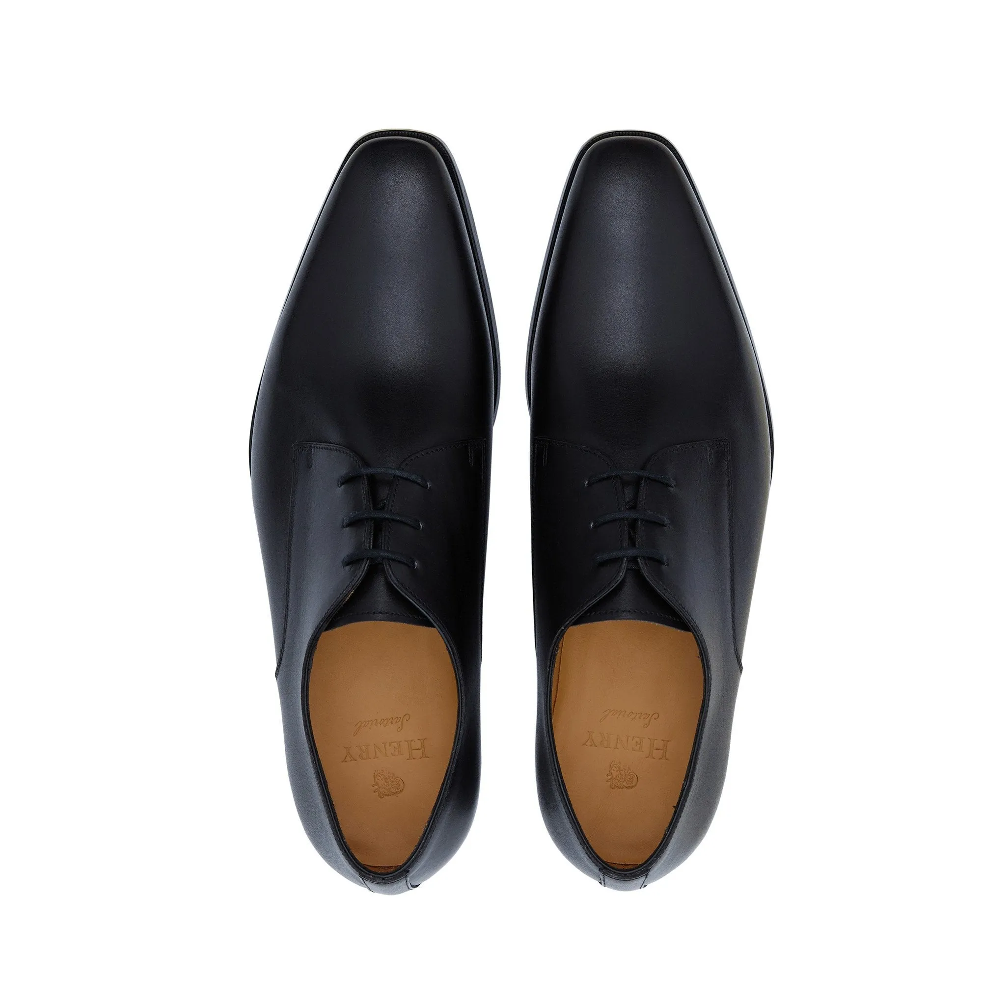 HENRY SARTORIAL Jake Toe Derby BLACK