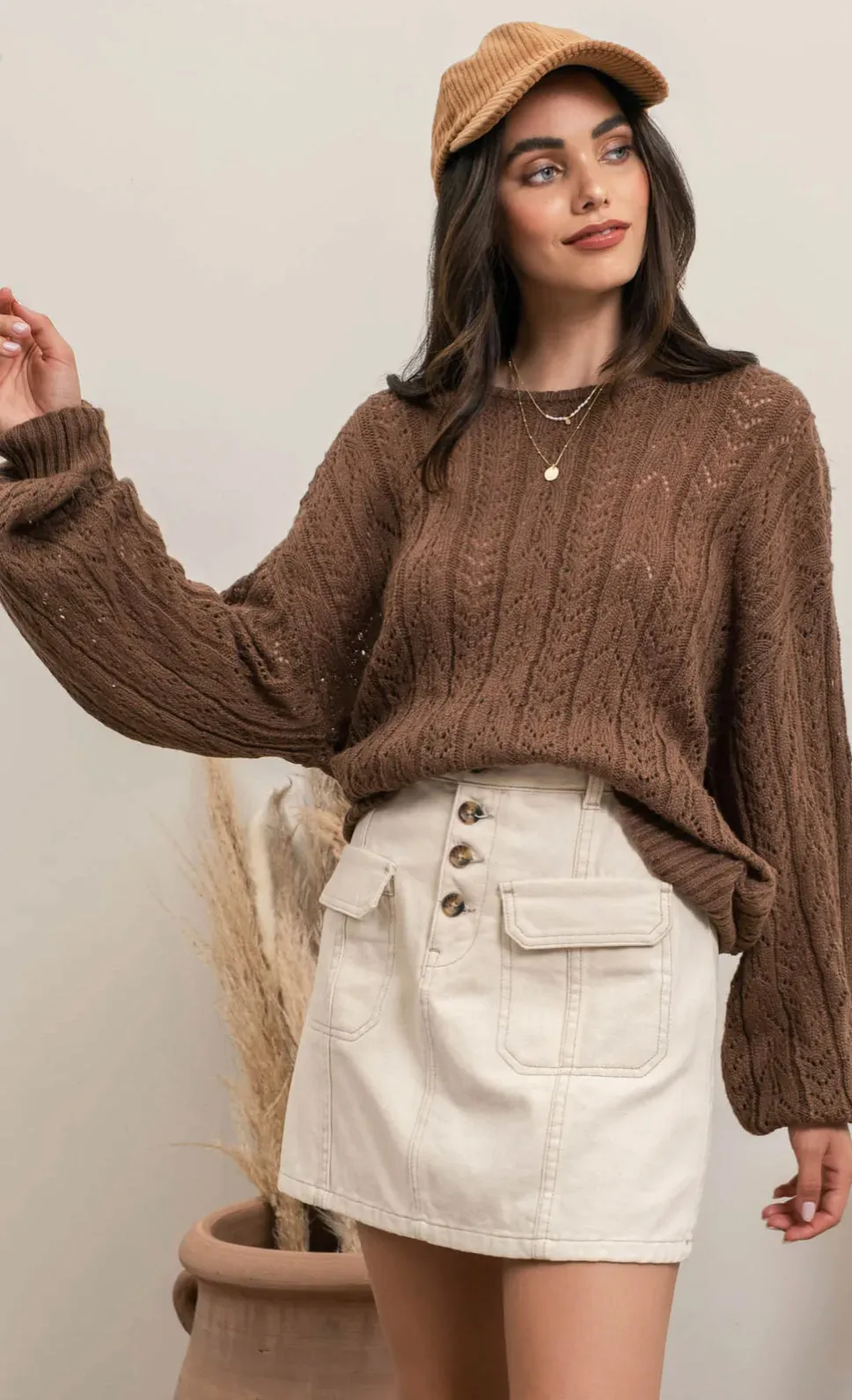 Home For The Holidays Knit Top
