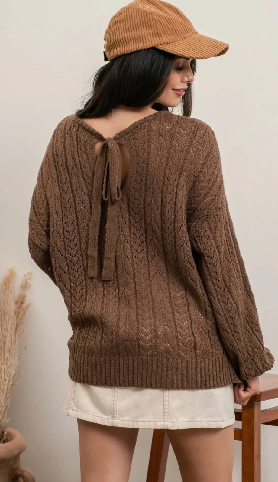 Home For The Holidays Knit Top