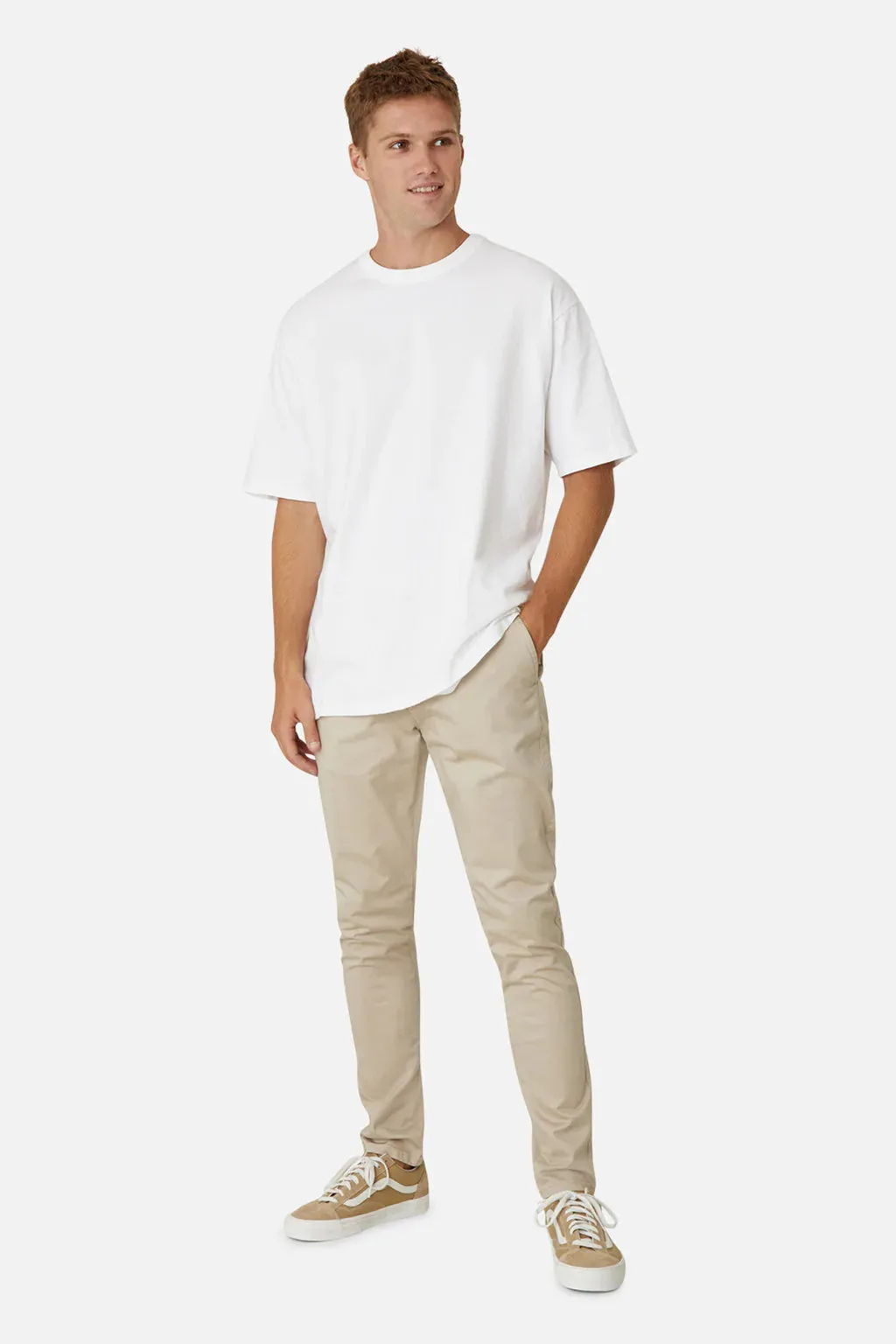 Industrie The Cuba Chino Pant - Stone
