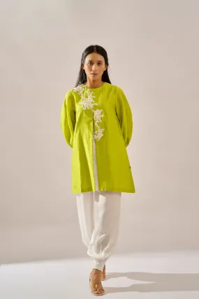 Iris Tunic in cotton silk chanderi