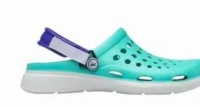 Joybees Women's Modern Clogs- Teal/ Light Grey
