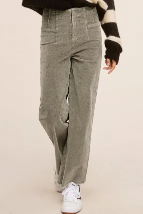 La Miel Mineral Washed Corduroy Pants