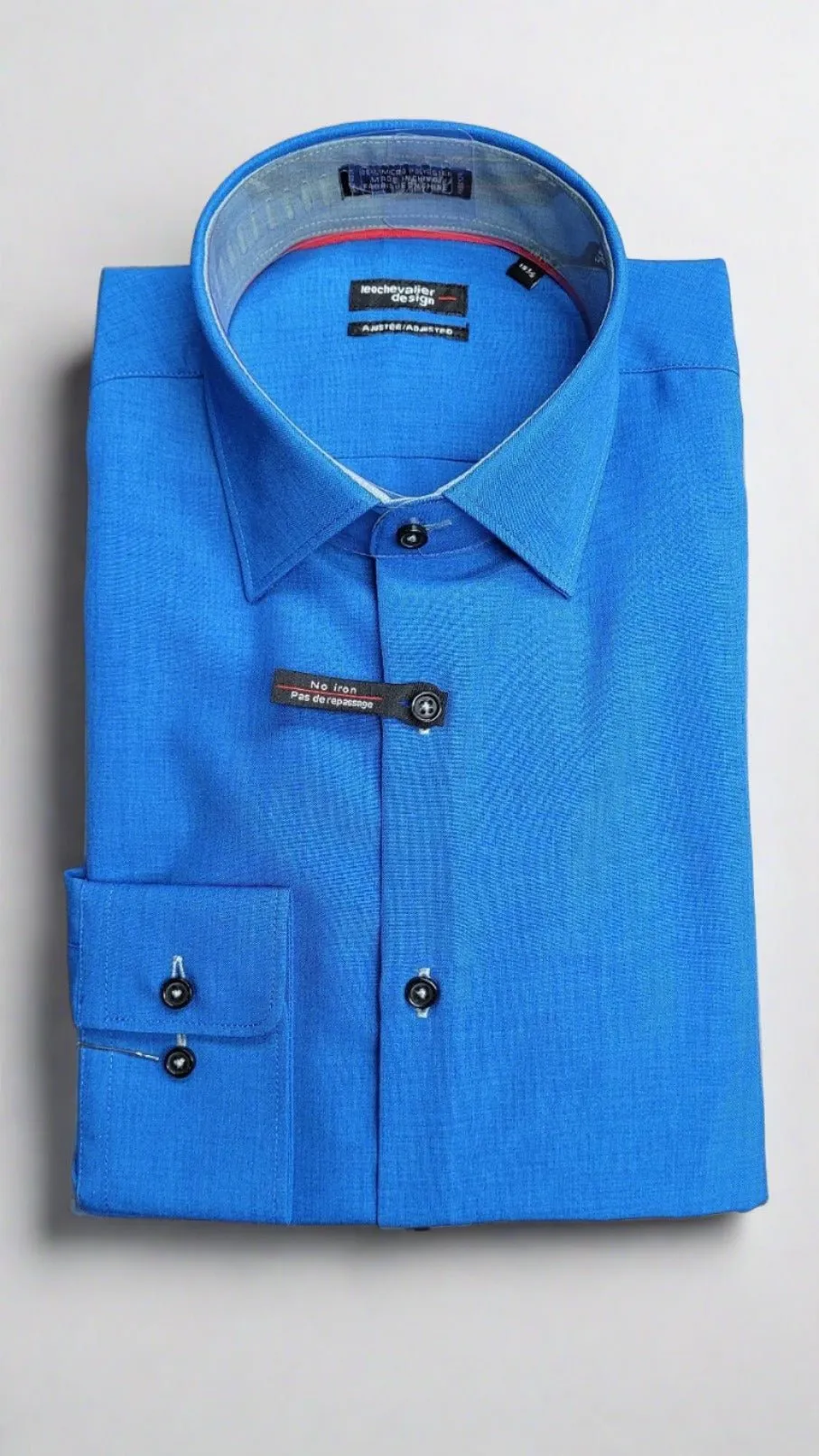 Leo Chevalier Men's Fittd LS Dress Shirt