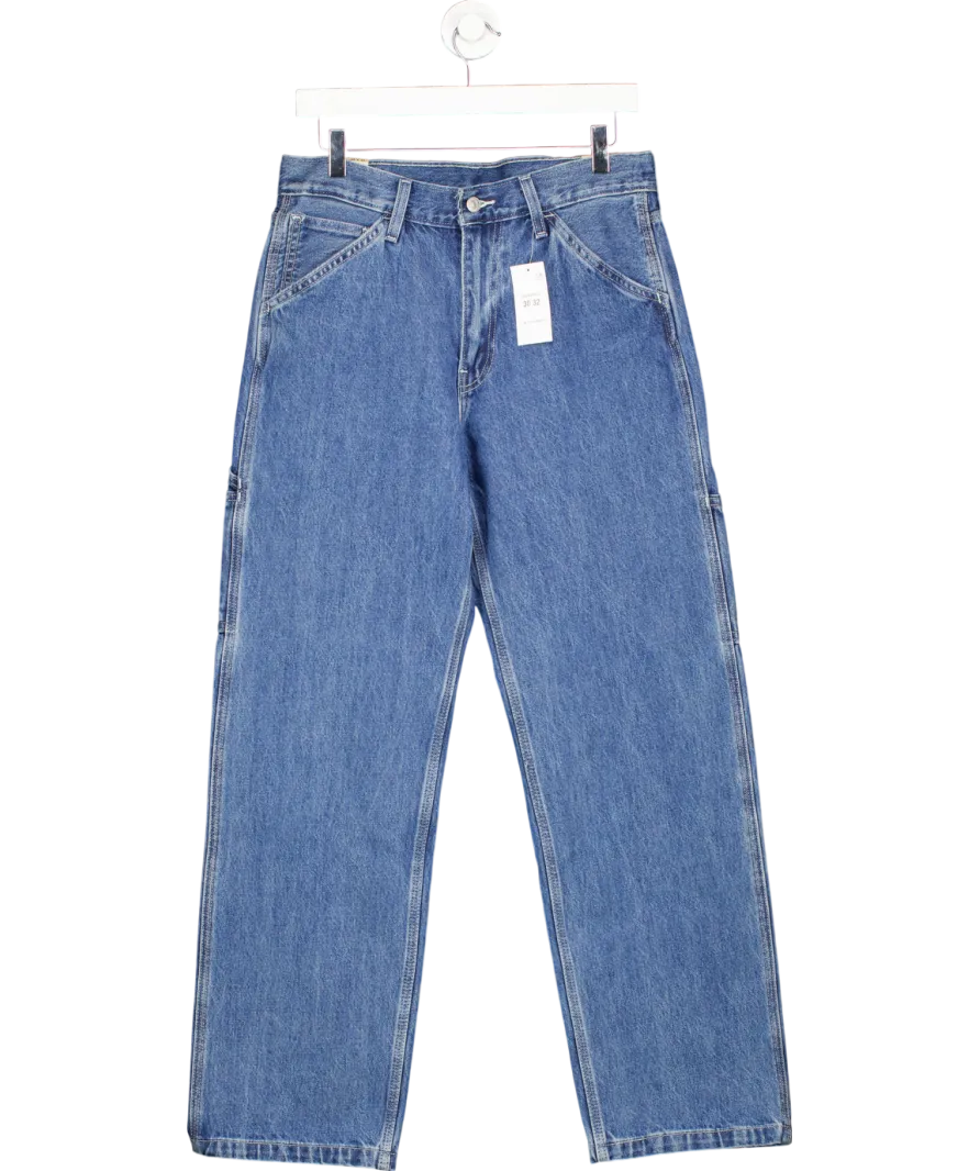 levis Blue 568 Loose Straight Carpenter Pants W30