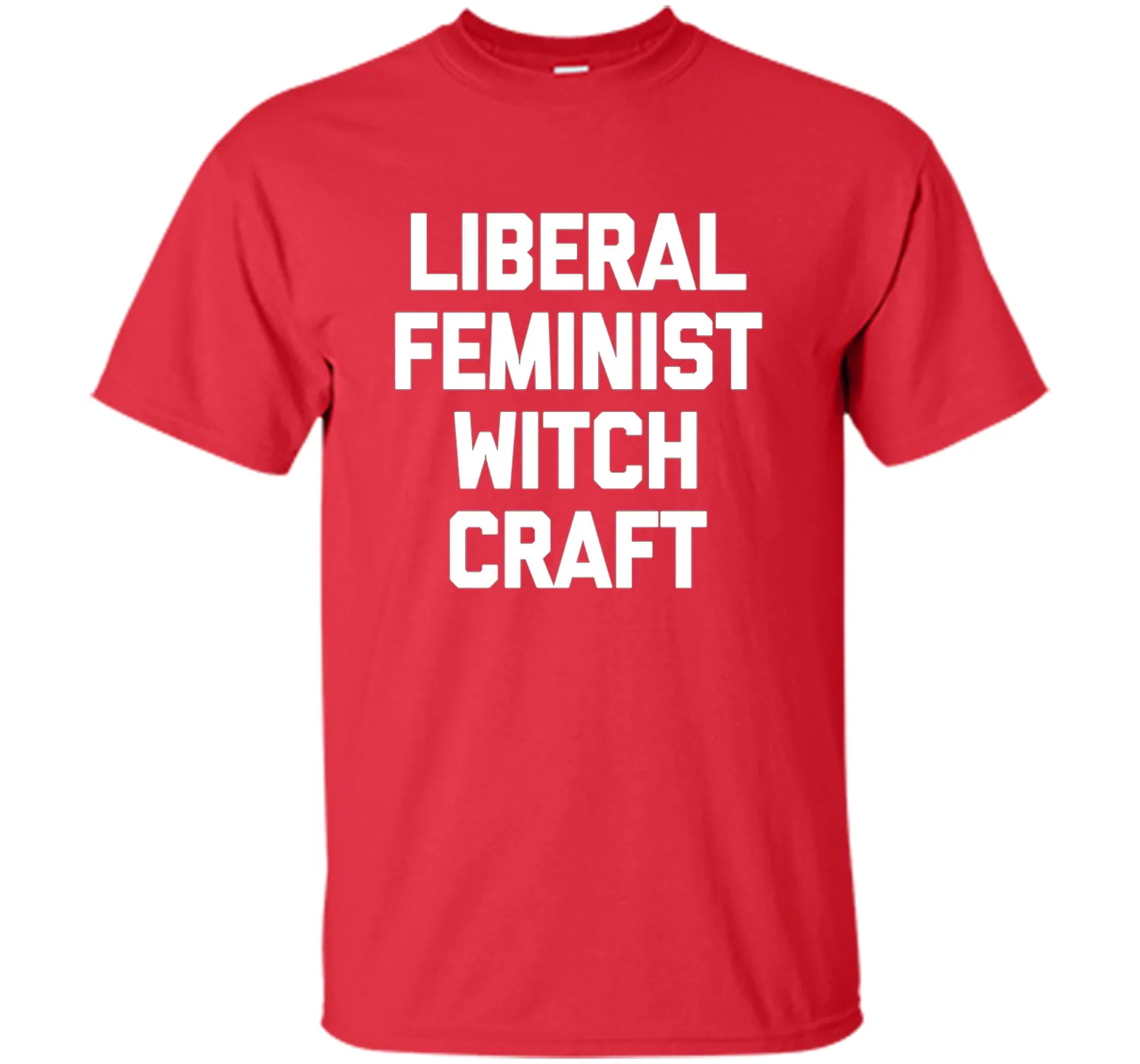 Liberal Feminist Witchcraft T-Shirt funny saying sarcastic