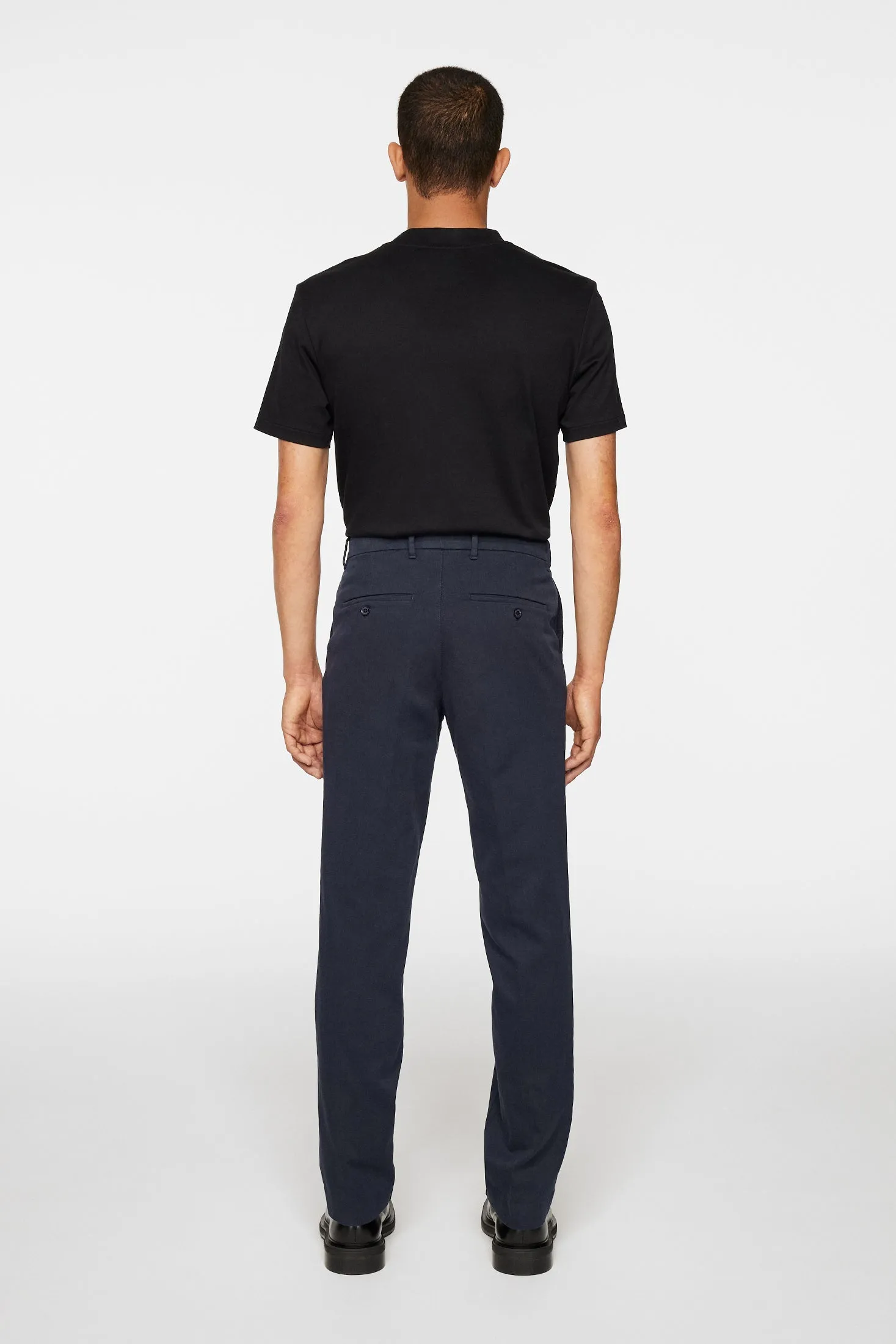 Lois C Flannel Twill Pants / JL Navy
