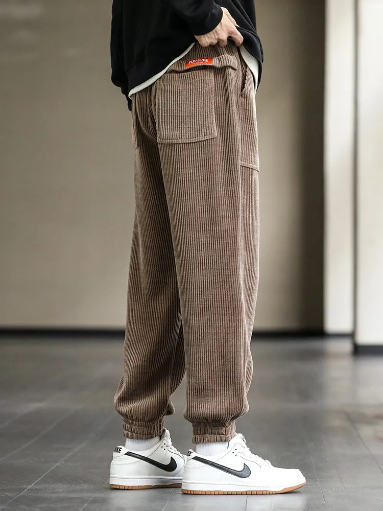 Loose Corduroy Pants - 7 Colors