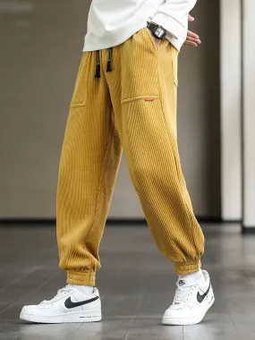 Loose Corduroy Pants - 7 Colors