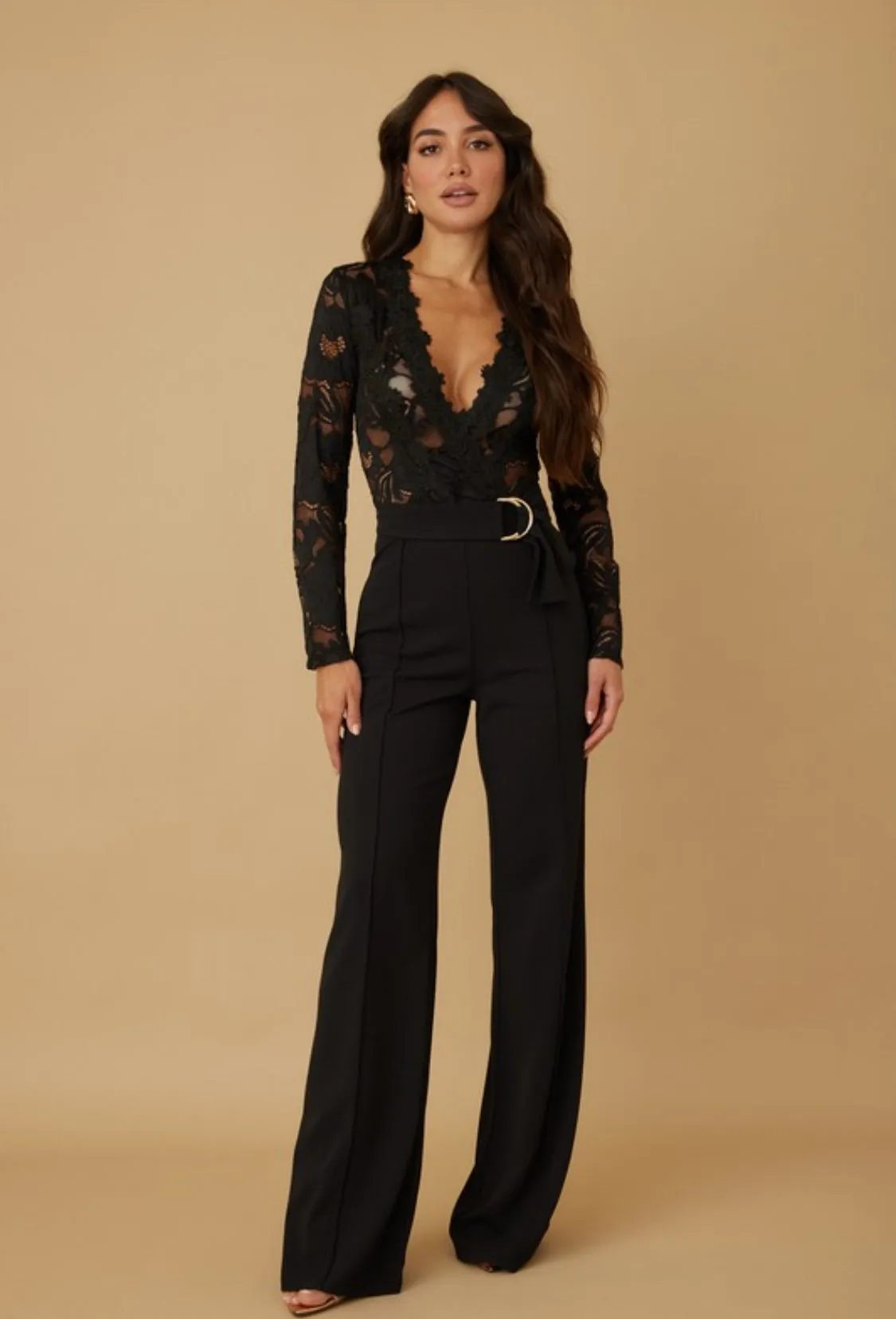 Lyla Lace Top Jumpsuit