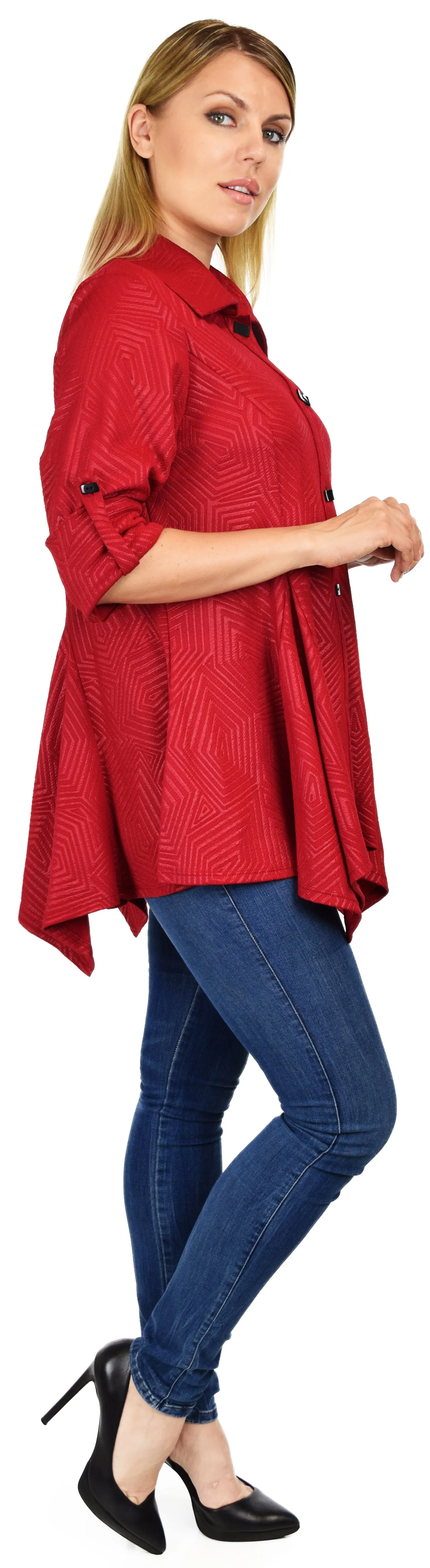Made In USA, Must Have Classic, High End Designer Plus Size Jacket Blouse size S, L,XL,1XL,2XL,3XL. Limited Quantity